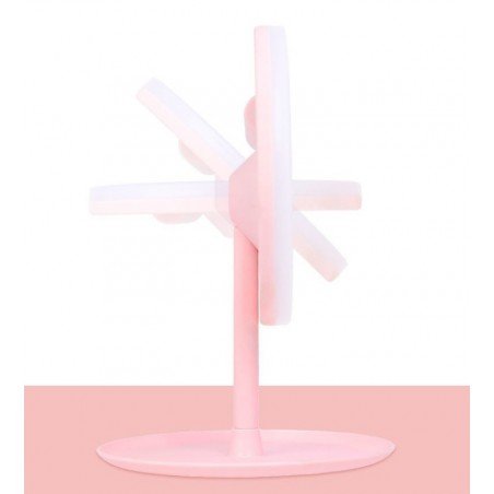 Lusterko simple stojące różowe L4R