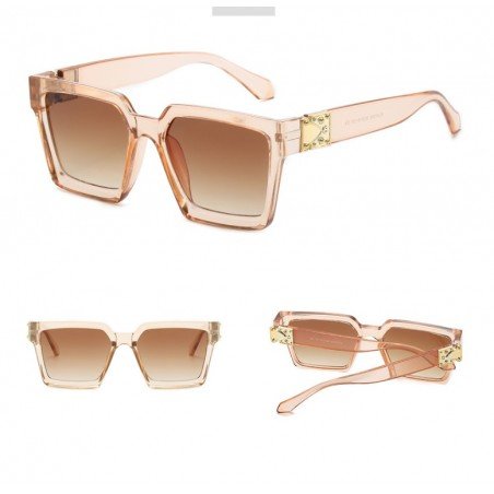Okulary przeciwsłoneczne elegant brązowe OK269BR