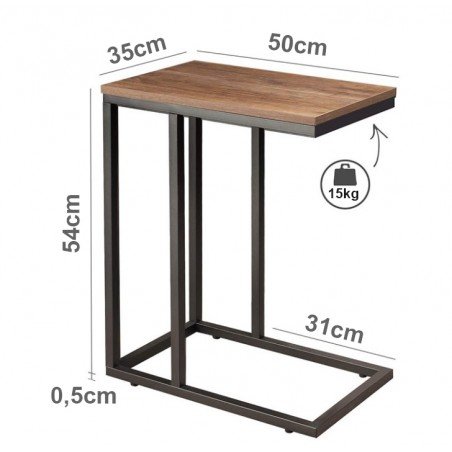 Mobilne biurko stolik kawowy STL06