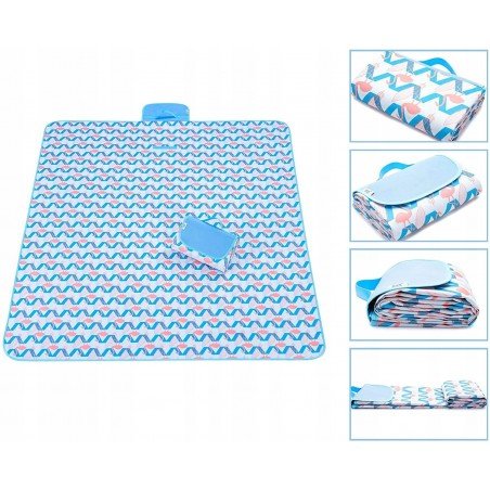 Beach mat picnic blanket sandproof, waterproof XXL MATA01W