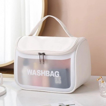 Fold-out toiletry bag WASHBAG chest white KS46B