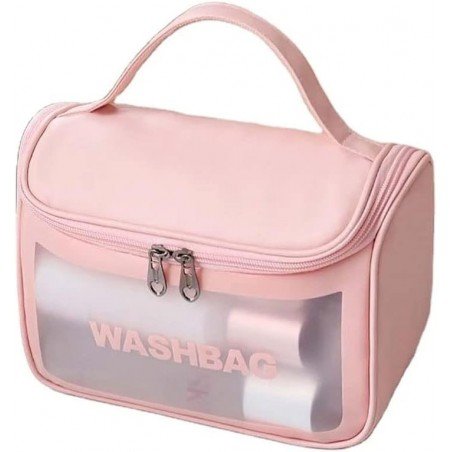 Fold-out toiletry bag WASHBAG chest pink KS46R