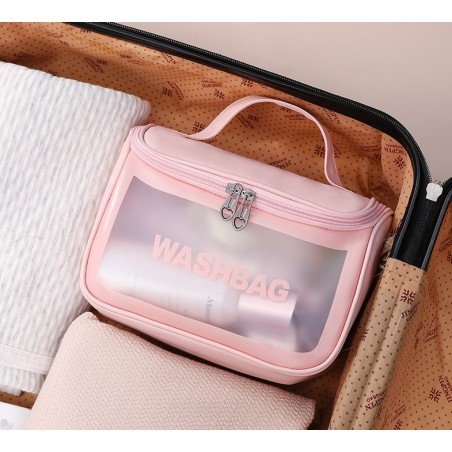 Fold-out toiletry bag WASHBAG chest pink KS46R