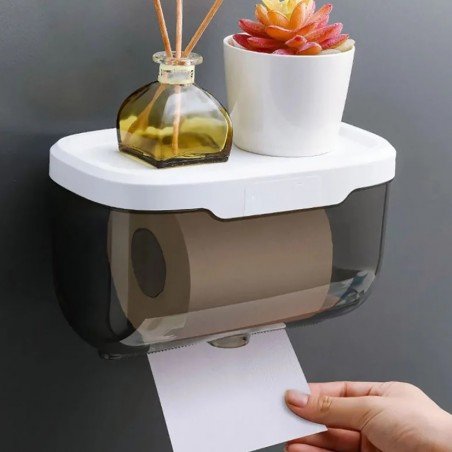 Organizer na papier toaletowy uchwyt na papier toaletowy z półeczką  ORM19