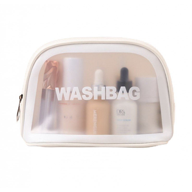 WASHBAG folding cosmetic bag trunk white KS47B