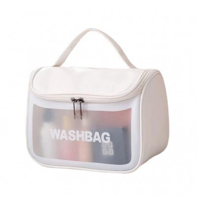 Fold-out toiletry bag...