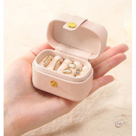 Mini szkatułka na biżuterię etui organizer PD151R