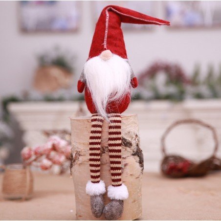 Mikołaj skrzat krasnal świąteczny Boże Narodzenie 45 cm z pluszu KSN13CZE